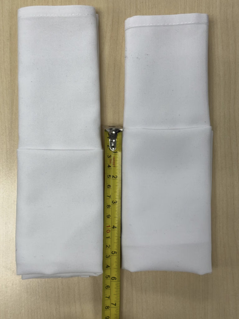 Grade 5 vs Grade 3 napkin folding comparison